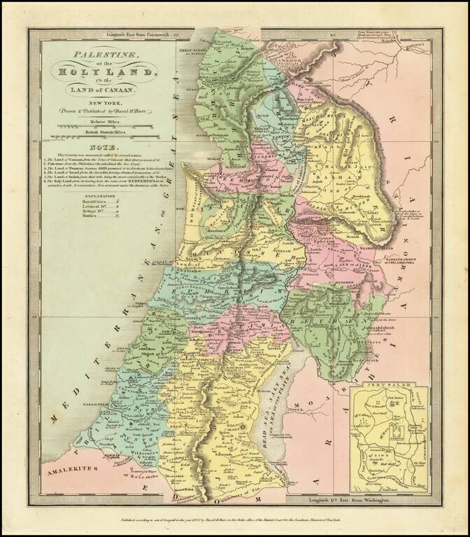 Palestine or the Holy Land or the Land of Canaan