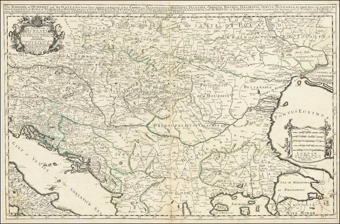 The Kingdom of Hungary and the States that have been Subject and depended on that Crown... | The Kingdom of Hungary And the States that have been Subject to it, which are now the Northern parts of Turkey in Europe To the most Serene and most Sacred Ma.ty 
