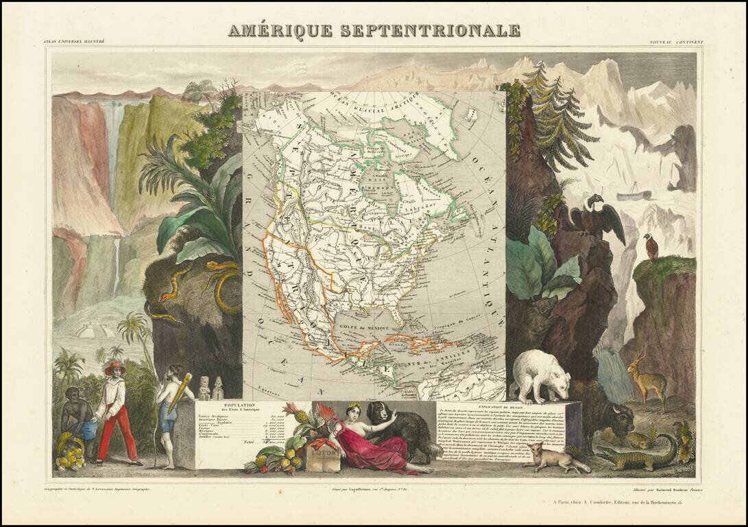 Amerique Septentrionale  (Republic of Texas)