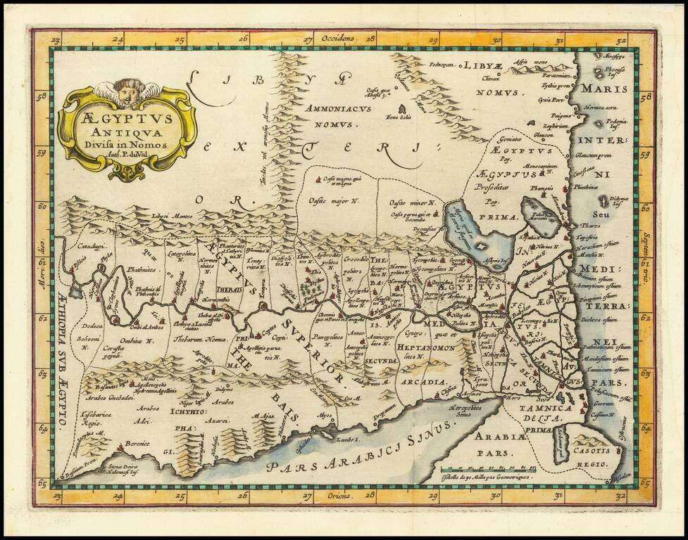 Aegyptus Antiqua Divisa in Nomos . . .