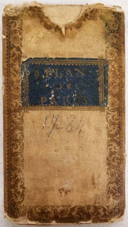 Nouveau Plan Routier de la Ville et Fauxbourgs de Paris . . . 1784