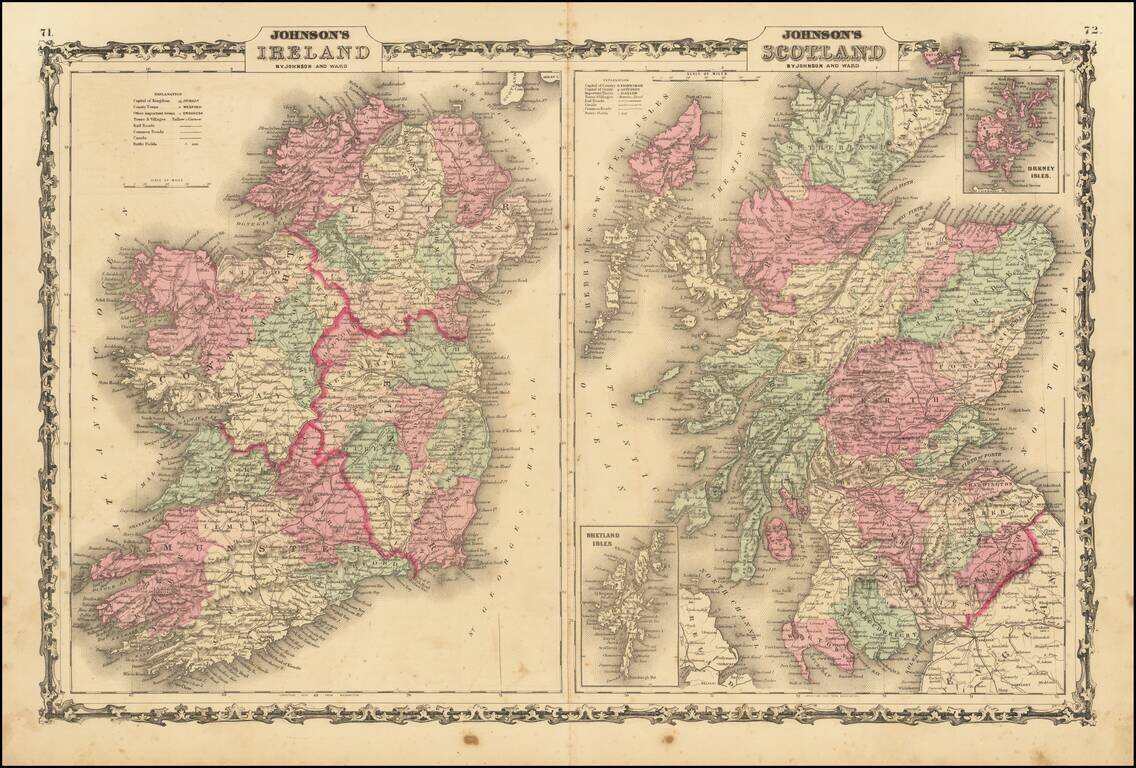 Johnson's Ireland [with] Johnson's Scotland