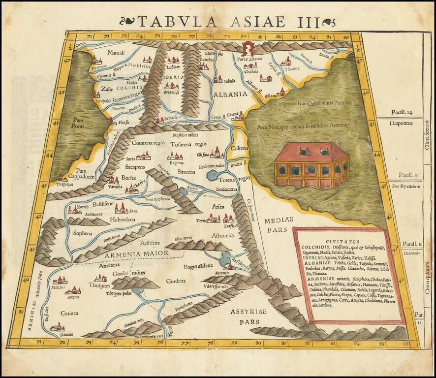 [Black & Caspian Sea Region] Tabula Asiae III
