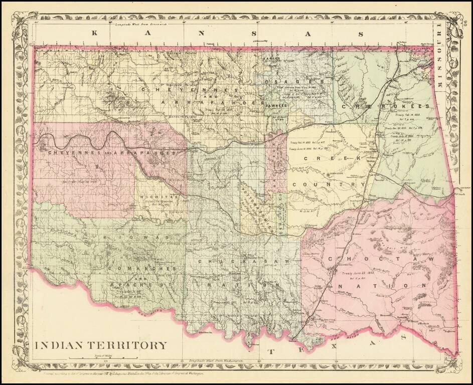 Colorado  [with Indian Territory on verso]