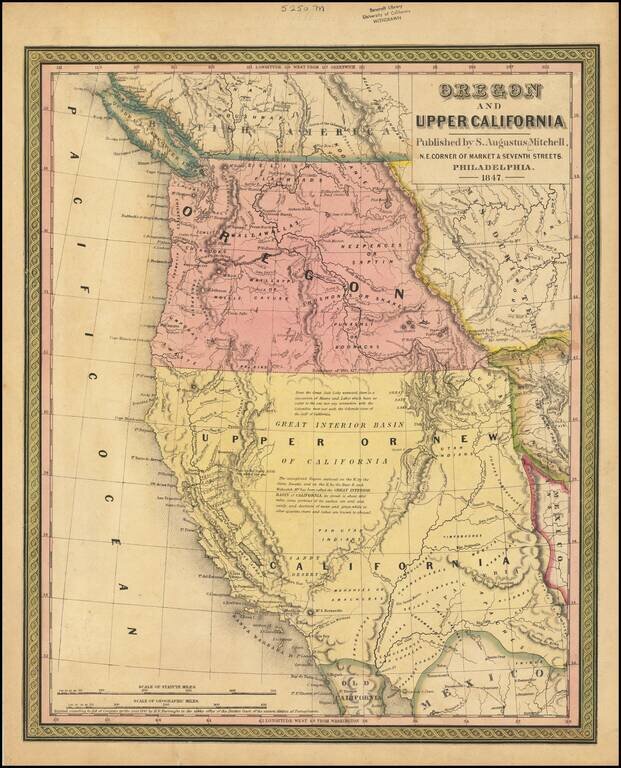 Oregon and Upper California . . . 1847