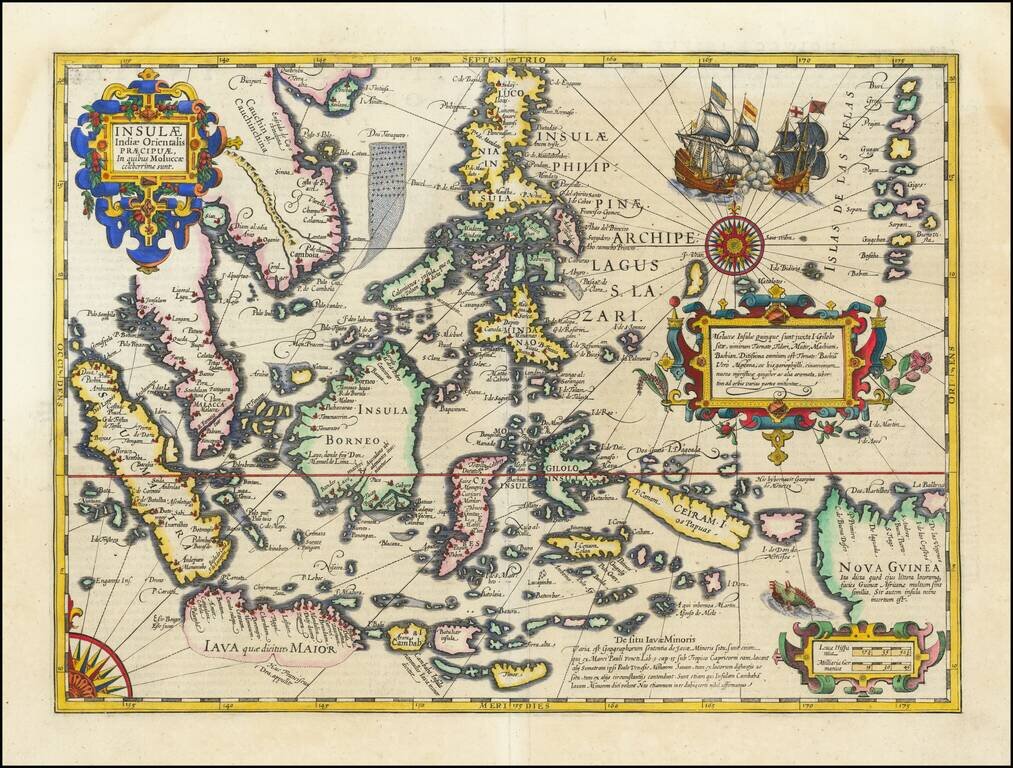 Insulae Indiae Orientalis Praecipuae, In quibus Moluccae celeberrime sunt
